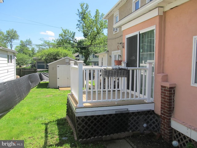348 Broad St, Mount Holly, NJ 08060 - view of yard with a deck, a shed, and an outbuilding