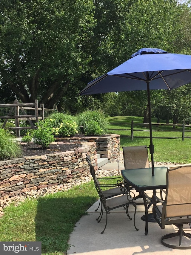 view of patio