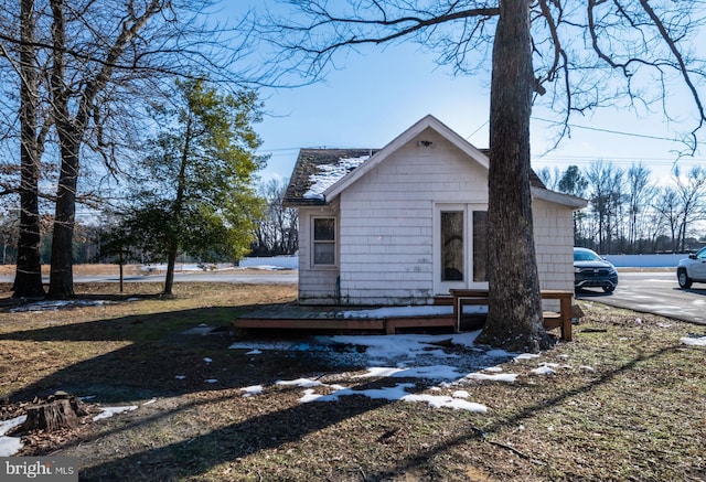 view of rear view of house