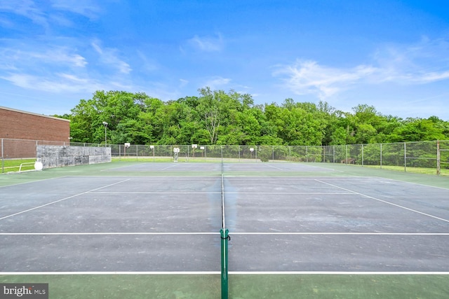 7153 Donnell Pl Unit A, District Heights, MD 20747 - view of tennis court with fence