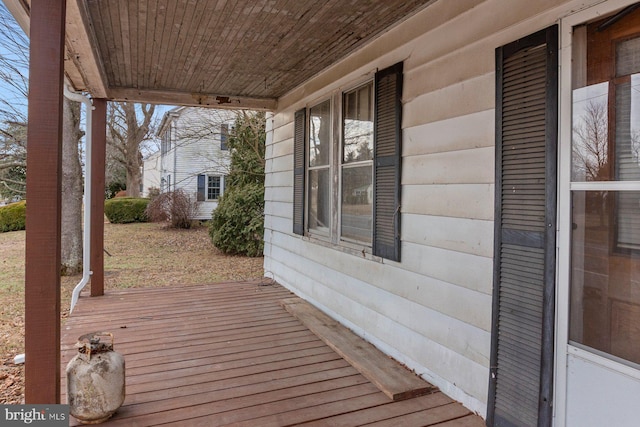 view of deck