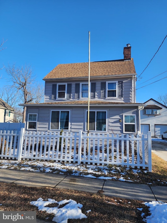 view of front of home