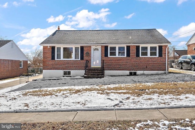 view of front of home