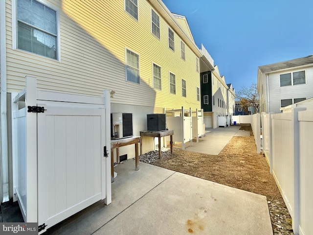 exterior space with a patio