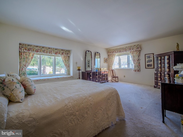 bedroom featuring carpet floors