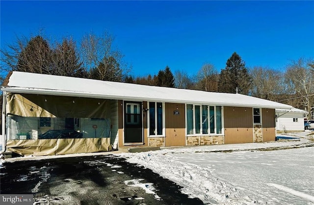 view of ranch-style house