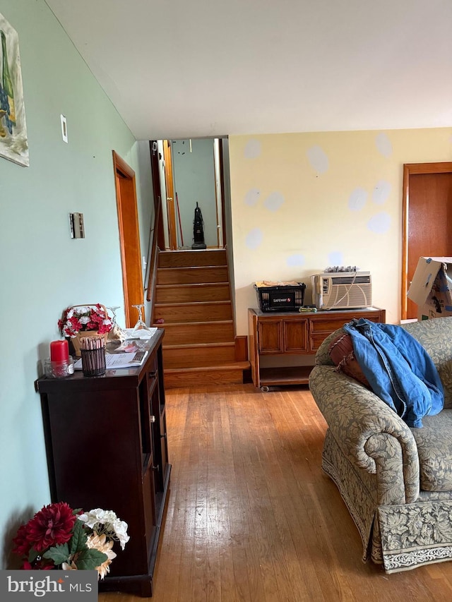 interior space featuring hardwood / wood-style flooring