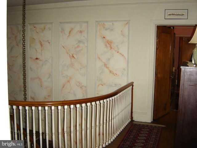 view of stairway