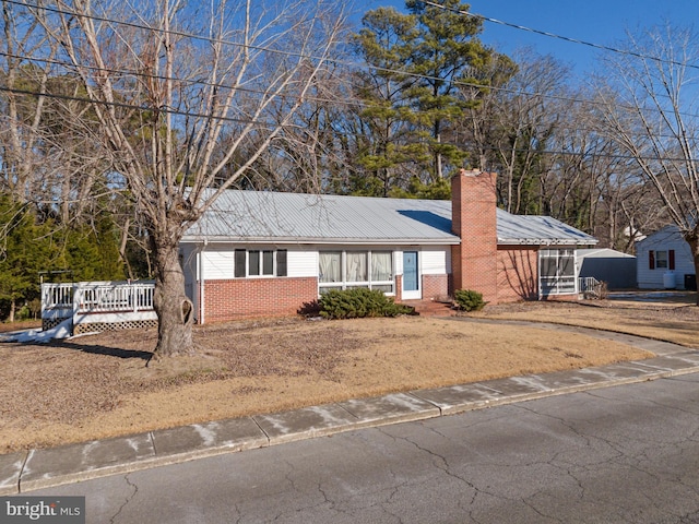 view of ranch-style house