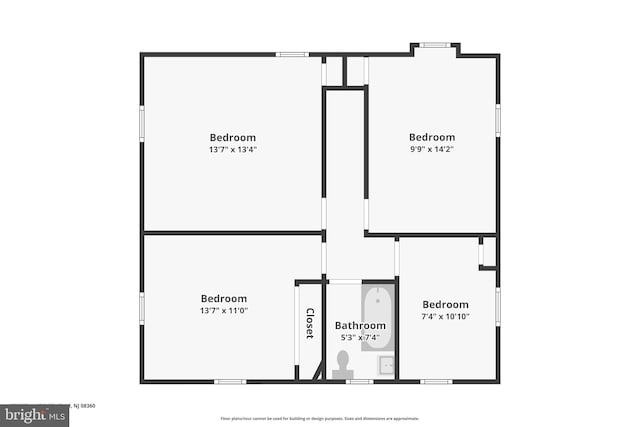 384 Wheat Rd, Vineland, NJ 08360 - plan