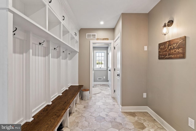 view of mudroom