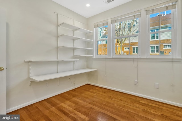 interior space featuring hardwood / wood-style flooring