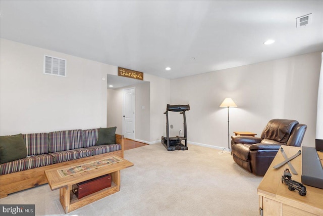 interior space with carpet floors