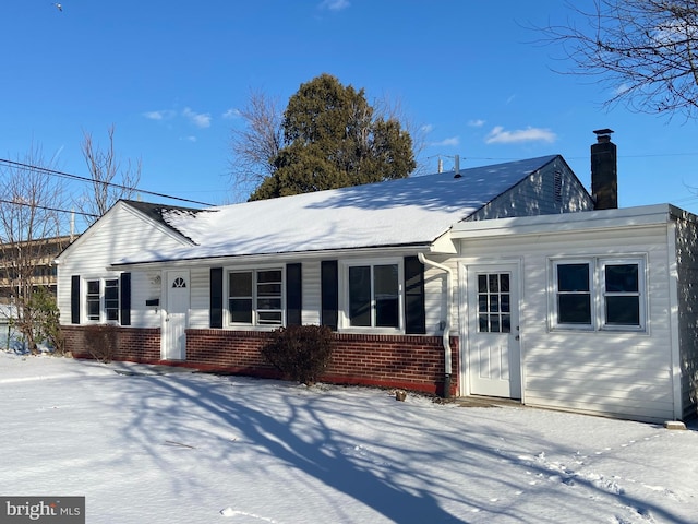 view of ranch-style home