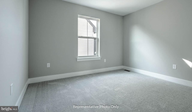 spare room with a healthy amount of sunlight and carpet