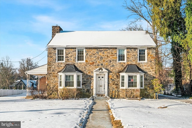 view of front of home