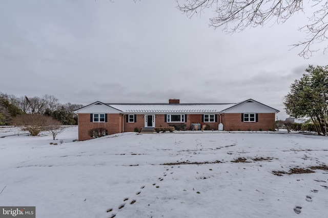 view of ranch-style home