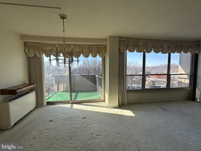 interior space with light colored carpet