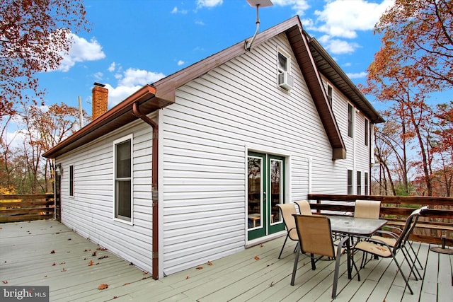 480 Natural Dam Rd, Gettysburg, PA 17325 - deck with outdoor dining area