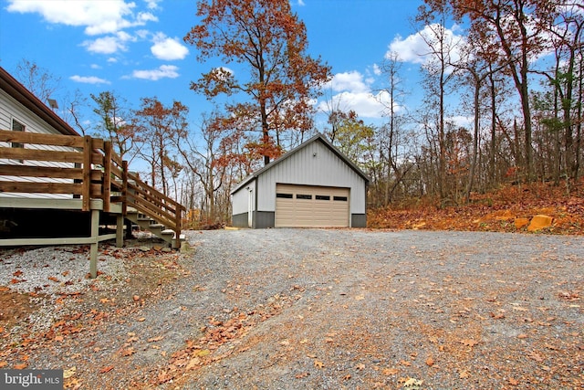 480 Natural Dam Rd, Gettysburg, PA 17325 - view of home's exterior featuring a detached garage and an outdoor structure