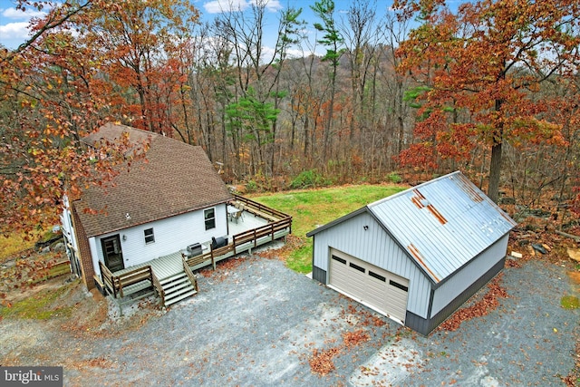480 Natural Dam Rd, Gettysburg, PA 17325 - aerial view of property and surrounding area featuring a forest