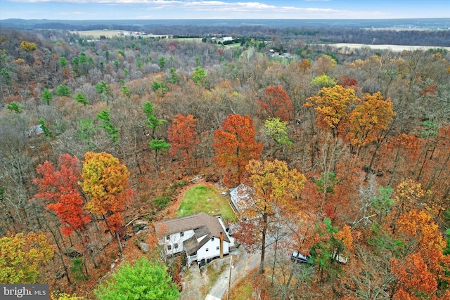 480 Natural Dam Rd, Gettysburg, PA 17325 - aerial overview of property's location with a heavily wooded area