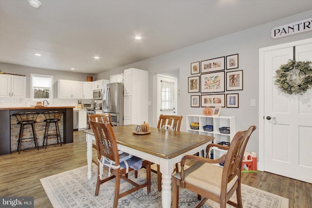 480 Natural Dam Rd, Gettysburg, PA 17325 - dining room with wood finished floors and recessed lighting
