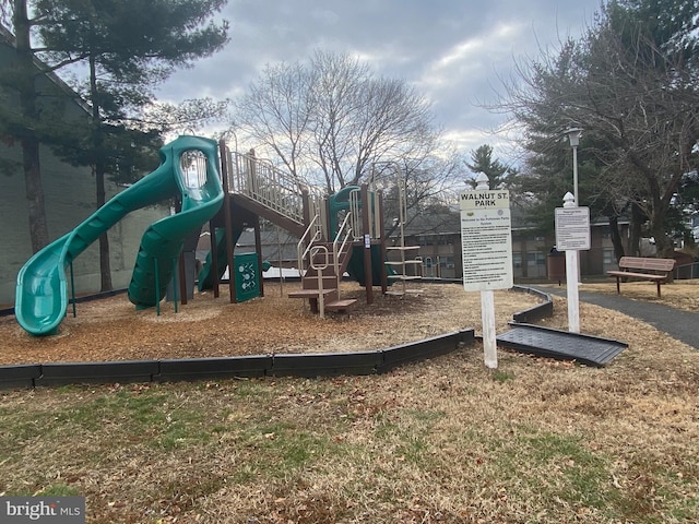 view of jungle gym