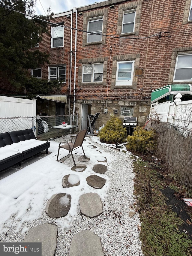 view of patio / terrace featuring area for grilling