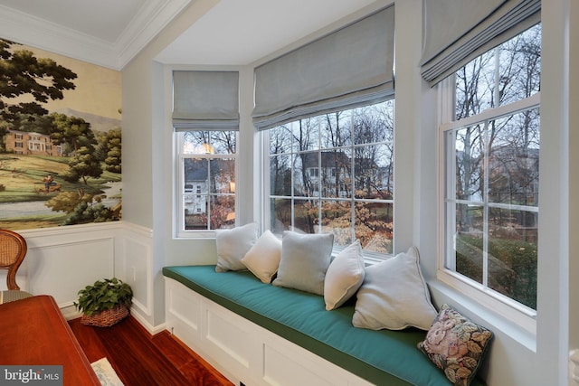 sunroom / solarium featuring plenty of natural light