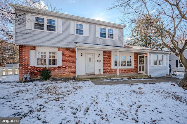 view of front of property