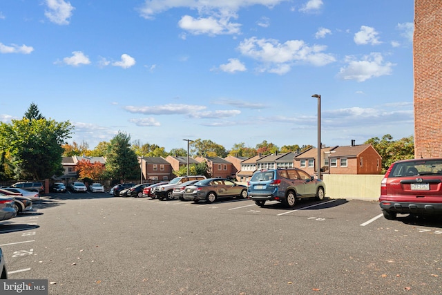 view of parking