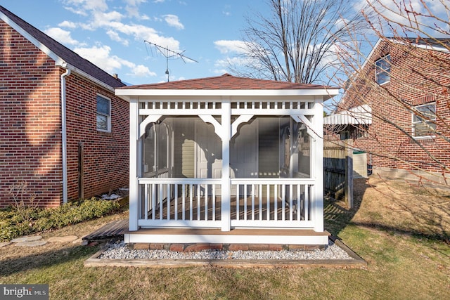 view of rear view of house