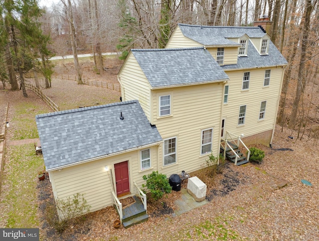 view of rear view of house