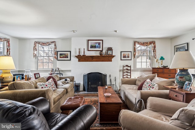 view of living room