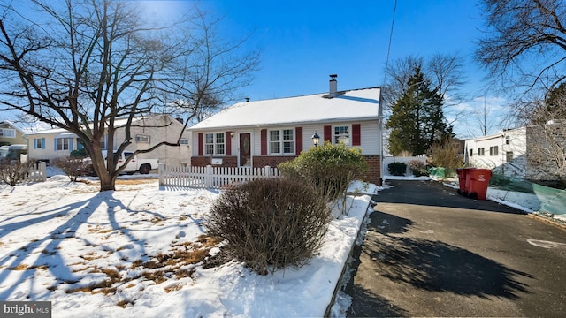 view of ranch-style home