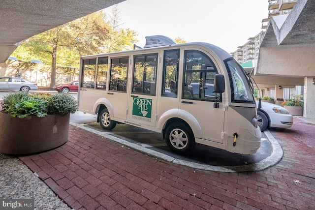 view of vehicle parking