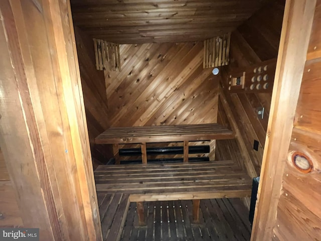 view of sauna / steam room