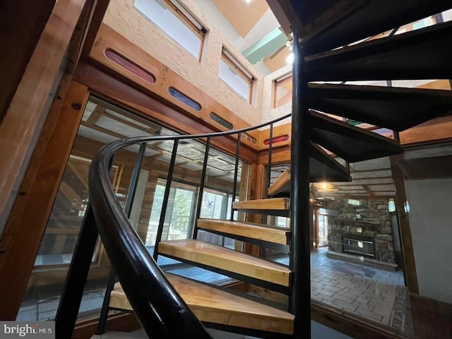 view of stairs