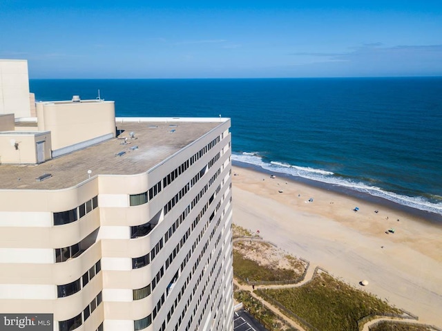 water view featuring a view of the beach