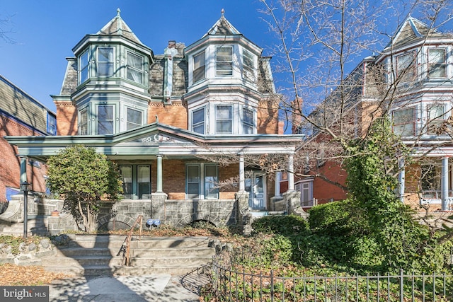 victorian house with covered porch