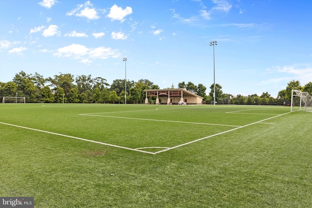 view of tennis court