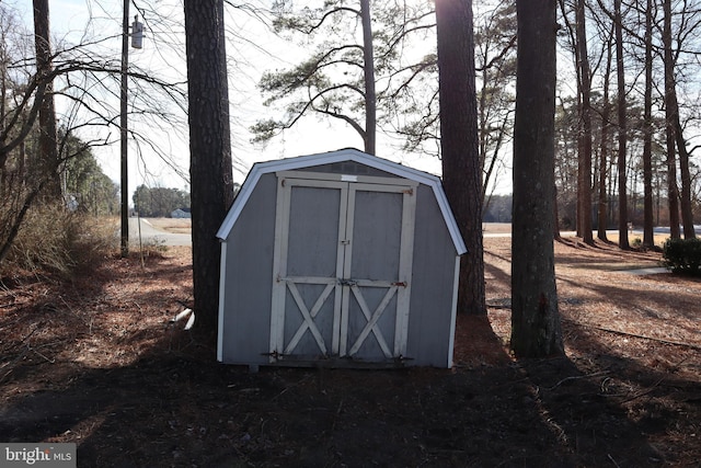 view of outdoor structure