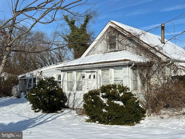 view of bungalow-style house