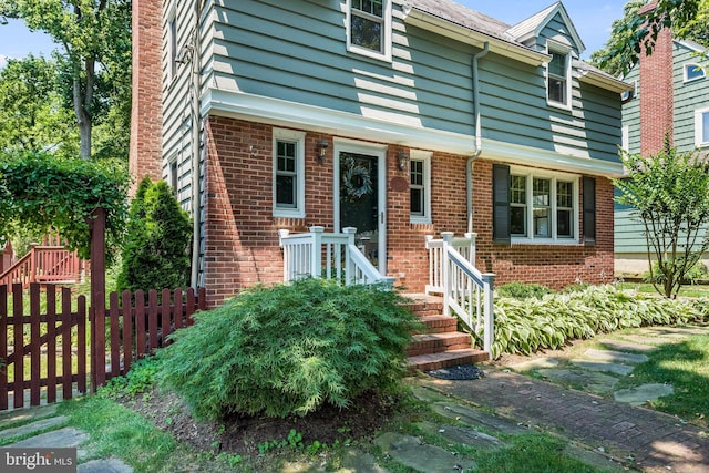 view of front of property