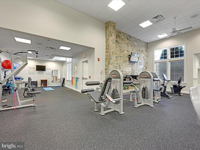 view of exercise room