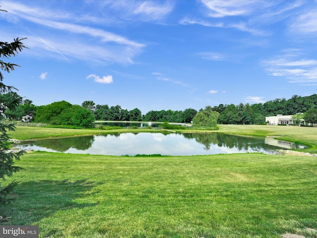 property view of water