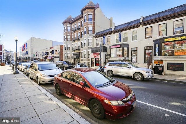 view of vehicle parking