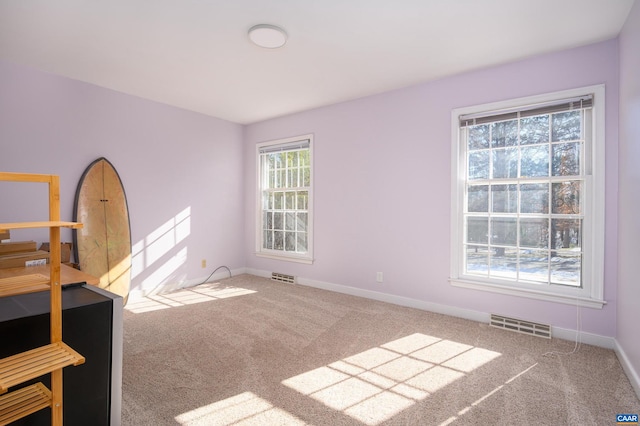 unfurnished bedroom featuring carpet floors