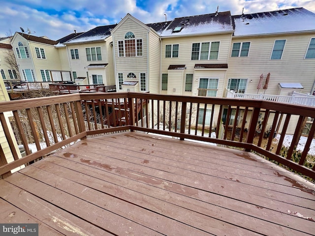 view of deck